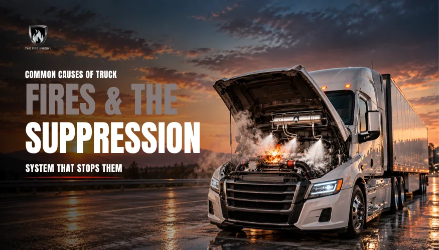 Truck Fire Causes & the Suppression System That Stops Them